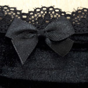 Corpete Veludo com Renda