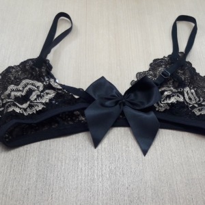 Conjunto Sexy Cinta Liga Dourado 