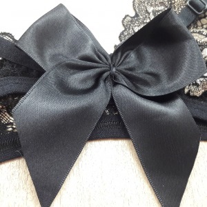 Conjunto Sexy Cinta Liga Dourado 