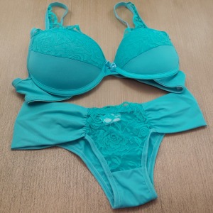Conjunto Bsico Renda e Poliamida