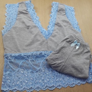 Baby Doll Mescla Rendas Coloridas 