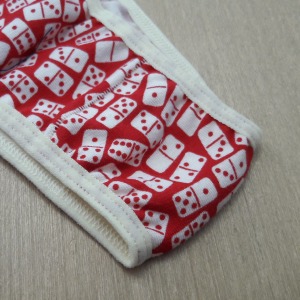 Tanga Estampada com Tirinhas Laterais 