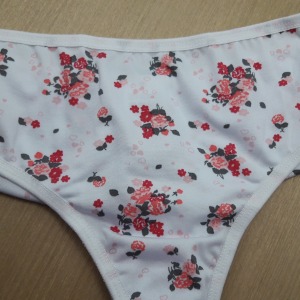 Tanga Estampada Costura Dupla