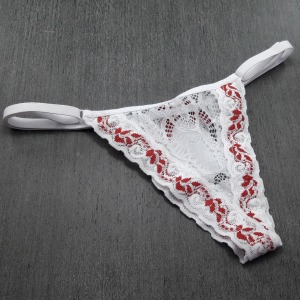 Tanga Fio Renda Bicolor 