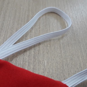 Kit com 5 Mscaras Camada Dupla Elstico Nuca