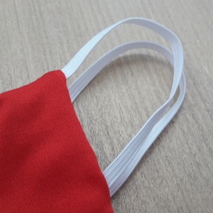 Kit com 5 Mscaras Camada Dupla Elstico Orelha