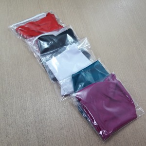 Kit com 5 Mscaras Camada Dupla Elstico Orelha