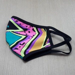 Kit com 5 Mscaras Suplex Camada Dupla Estampado com Forro 100% Algodo