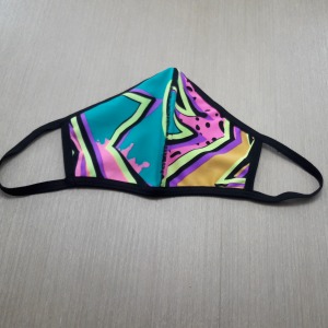 Kit com 5 Mscaras Suplex Camada Dupla Estampado com Forro 100% Algodo