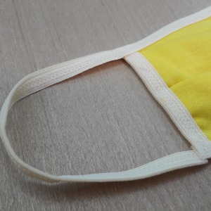 Kit com 3 Mscaras Dupla de Algodo Modelo Cirrgico Lisa