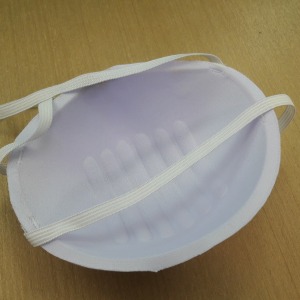 Kit com 5 Mscaras Anatmica Tripla Bloqueio Total Similar FFP2