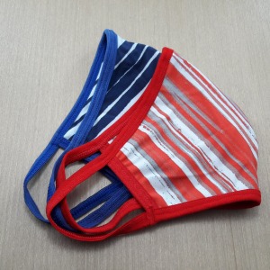 Kit com 2 Mscaras em Microfibra Estampada Camada Dupla 