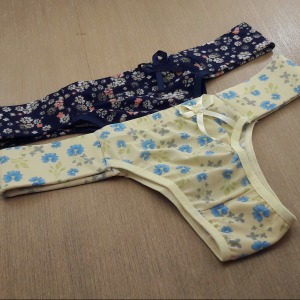 Kit 2 Tangas Estampadas Pala Dupla