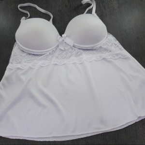 Short Doll Rendado com Bojo