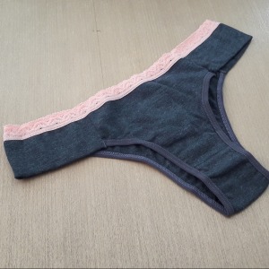 Calcinha Bsica Renda na Cintura