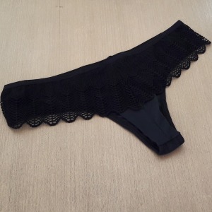 Calcinha Fio Duplo Avulsa com Renda