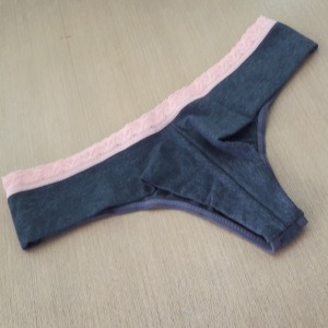 Calcinha Fio Duplo com Renda