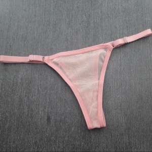 Camisola Transparente Sensual Com Bojo e Calcinha