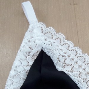 Camisola Larisa Sem Bojo em Microfibra e Renda