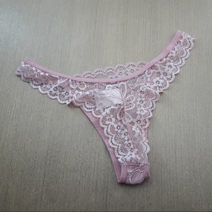 Conjunto Fio Antonela Sem Bojo e Com Arco em Renda de Poliamida