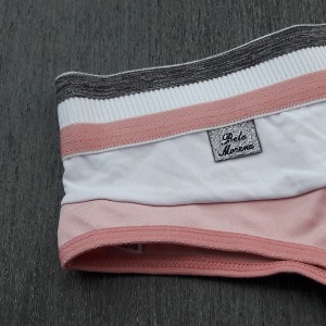 Cala em Microfibra de Polister Elstico Tricolor