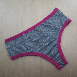 Calcinha Cavada Tecido Mescla Vis Colorido