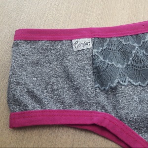 Calcinha Cavada Tecido Mescla Vis Colorido