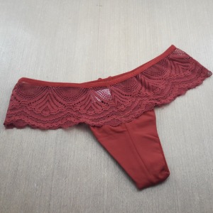 Tanga Fio Duplo em Microfibra Cs Renda
