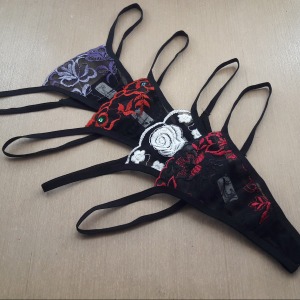 Tanga Sofia Tule Bordado