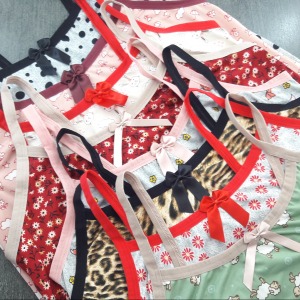 Baby Doll Suede Estampado