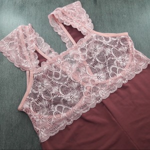 Camisola Manguinha Rendada