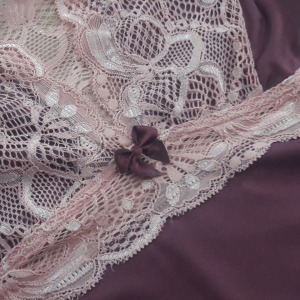 Pijama Manguinha Rendada