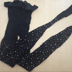 Meia Cala Arrasto Strass Brilho