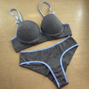 Conjunto Bsico Fio Duplo Mescla com Bojo e Arco