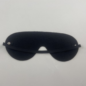 Mscara/Venda em Couro Sinttico