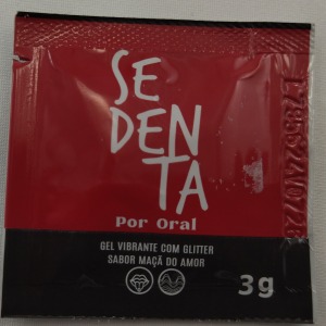 Gel Vibrante com Glitter Sach Sedenta Por Oral 3g Ma do Amor 