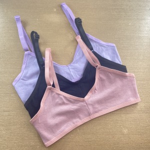 Kit com 3 Suti� Menina Mo�a Sem Bojo � Cores Sortidas