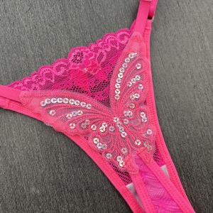 Tanga Borboleta Sexy em Renda