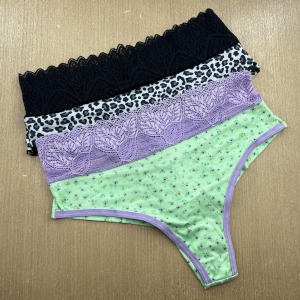 Kit com 2 Calcinhas Fio Duplo e Cs em Renda