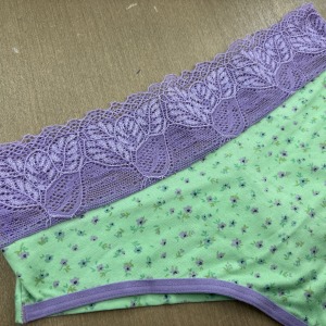 Kit com 2 Calcinhas Fio Duplo e Cs em Renda